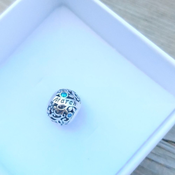 Host Pick 🎉925 Silver March Birthstone Charm - Picture 2 of 5